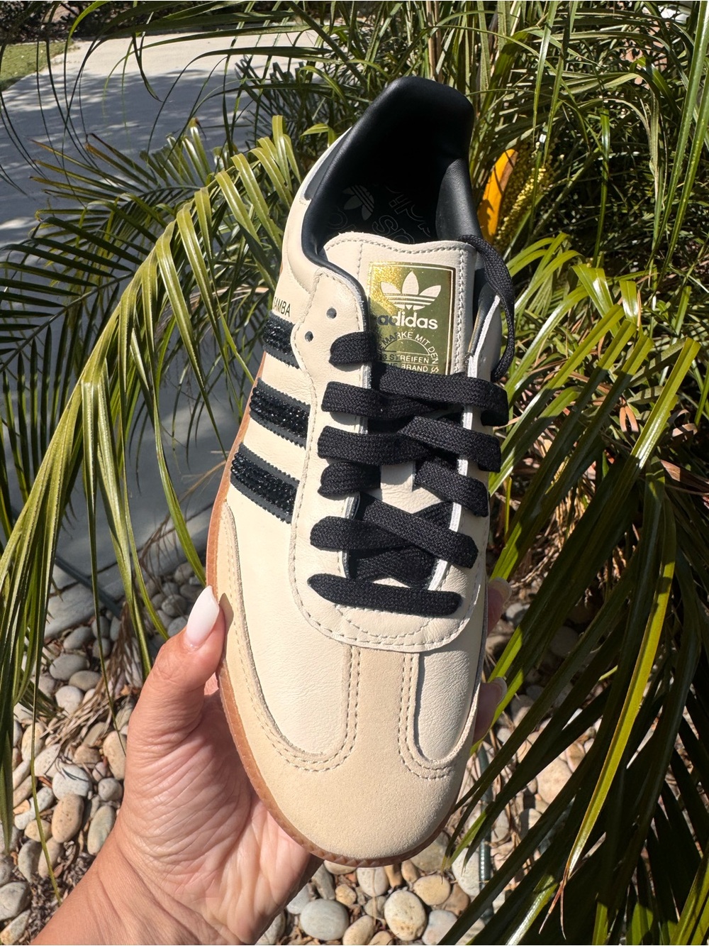 NWT Adidas Samba OG Women’s Shoes Cream/Black - Picture 6 of 6